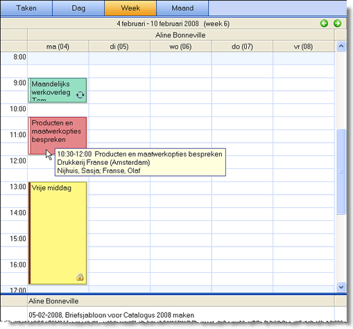 Whirlpool kat druiven Mijn werkplek > Agenda > Agenda Weekoverzicht